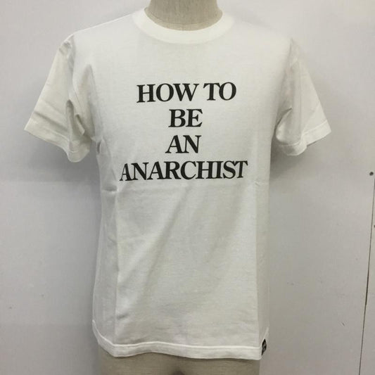 フォーティーパーセントアゲインストライツ FORTY PERCENTS AGAINST RIGHTS Tシャツ 半袖 FPAR Media Guerrilla HOW TO BE AN ANARCHIST 1 ロゴ、文字 白 / ホワイト /  メンズ USED 古着 中古 10069422