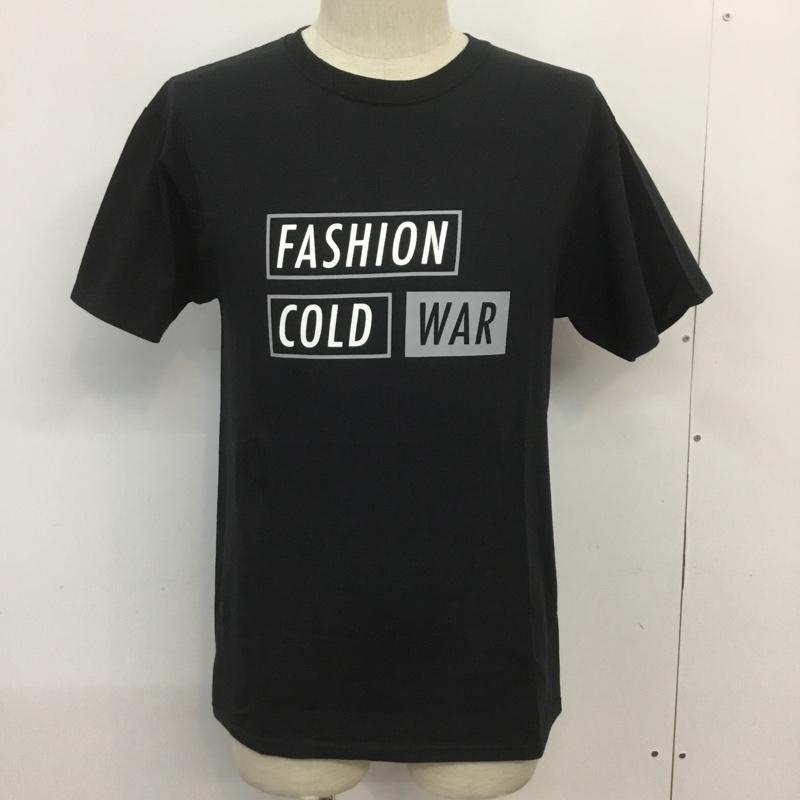 ドゥーナッシングコングレス do nothing congress Tシャツ 半袖 FASHION COLD WAR プリント S ロゴ、文字 黒 / ブラック /  メンズ USED 古着 中古 10069429