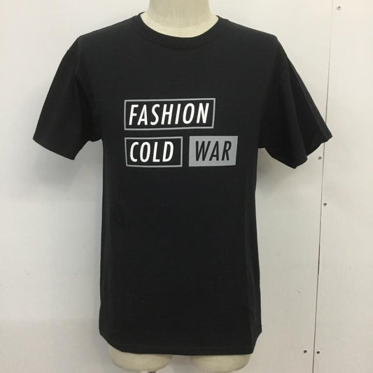 ドゥーナッシングコングレス do nothing congress Tシャツ 半袖 FASHION COLD WAR プリント S ロゴ、文字 黒 / ブラック /  メンズ USED 古着 中古 10069429