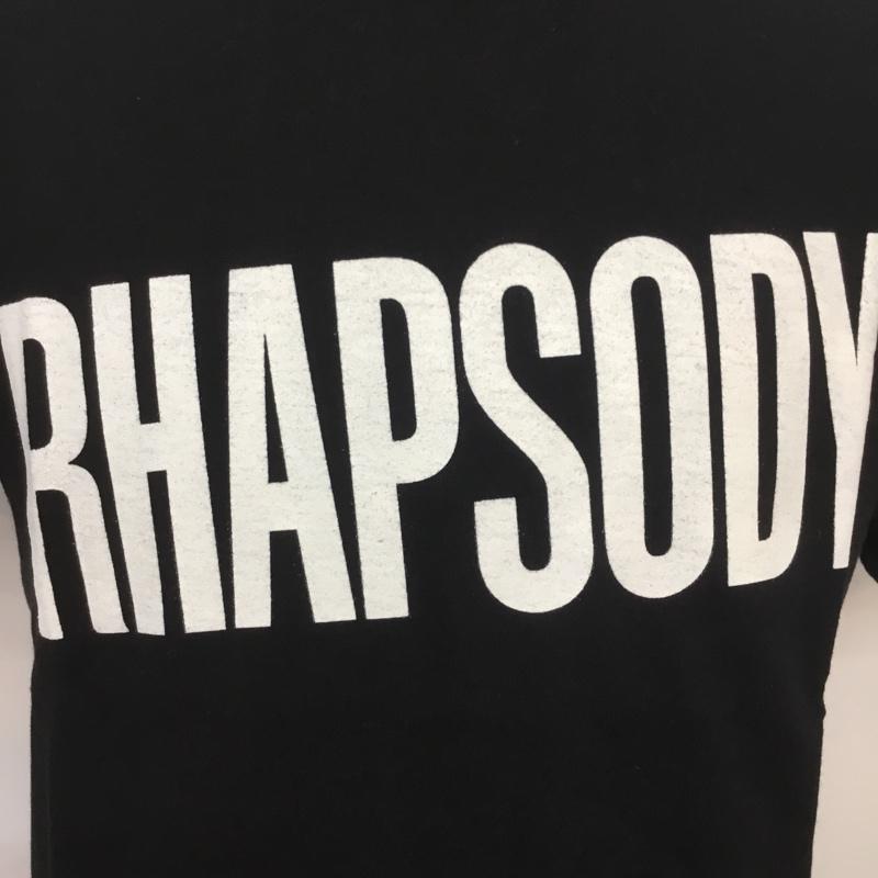 ドゥアラット DOARAT Tシャツ 半袖 RHAPSODY M ロゴ、文字 黒 / ブラック /  メンズ USED 古着 中古 10069433
