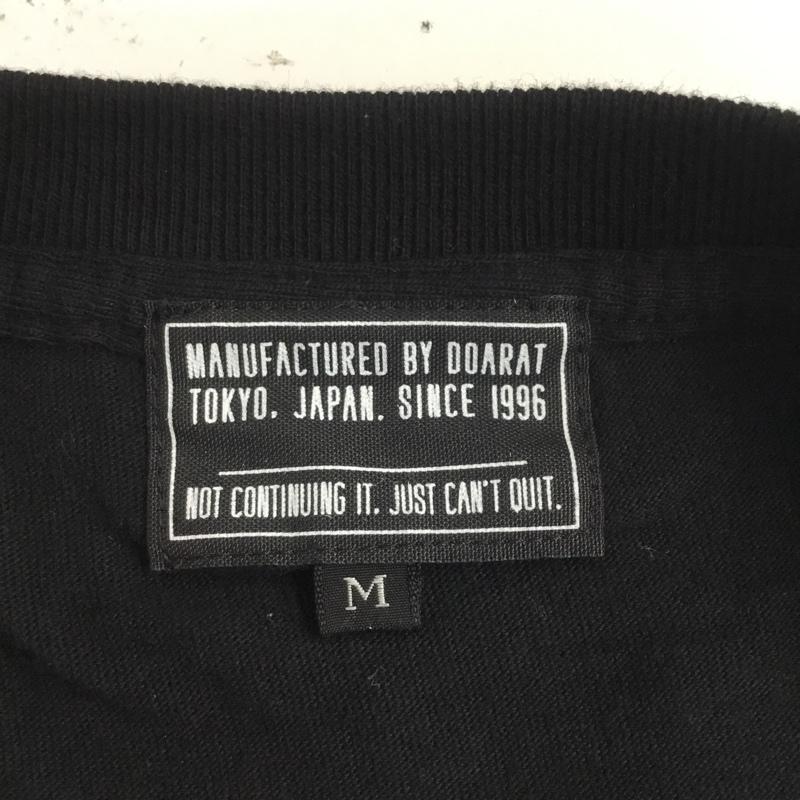 ドゥアラット DOARAT Tシャツ 半袖 RHAPSODY M ロゴ、文字 黒 / ブラック /  メンズ USED 古着 中古 10069433