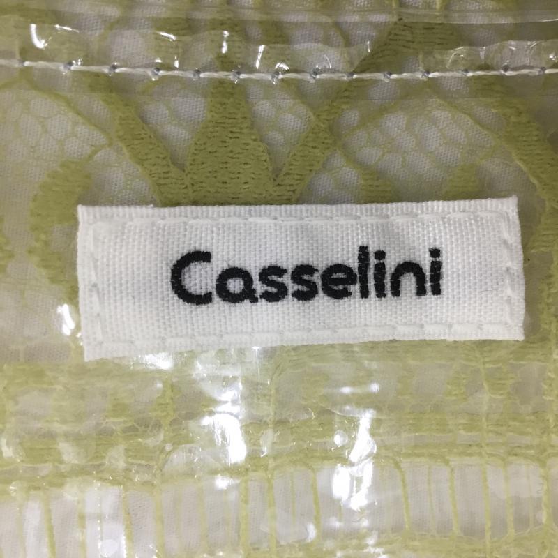 キャセリーニ Casselini トートバッグ トートバッグ レース柄 白 / ホワイト / X 黄 / イエロー /  レディース USED 古着 中古 10069458