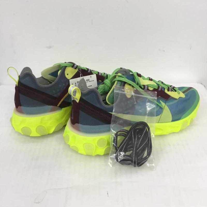 ナイキ NIKE スニーカー スニーカー BQ2718 400 REACT ELEMENT 87 UNDERCOVER 28cm 箱有 28.0cm ロゴ、文字 黄 / イエロー / X 紫 / パープル / X 水色 / ライトブルー /  メンズ USED 古着 中古 10069485