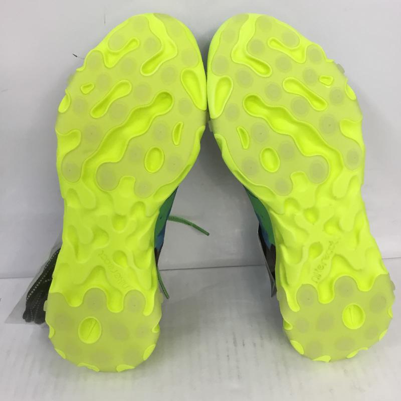 ナイキ NIKE スニーカー スニーカー BQ2718 400 REACT ELEMENT 87 UNDERCOVER 28cm 箱有 28.0cm ロゴ、文字 黄 / イエロー / X 紫 / パープル / X 水色 / ライトブルー /  メンズ USED 古着 中古 10069485