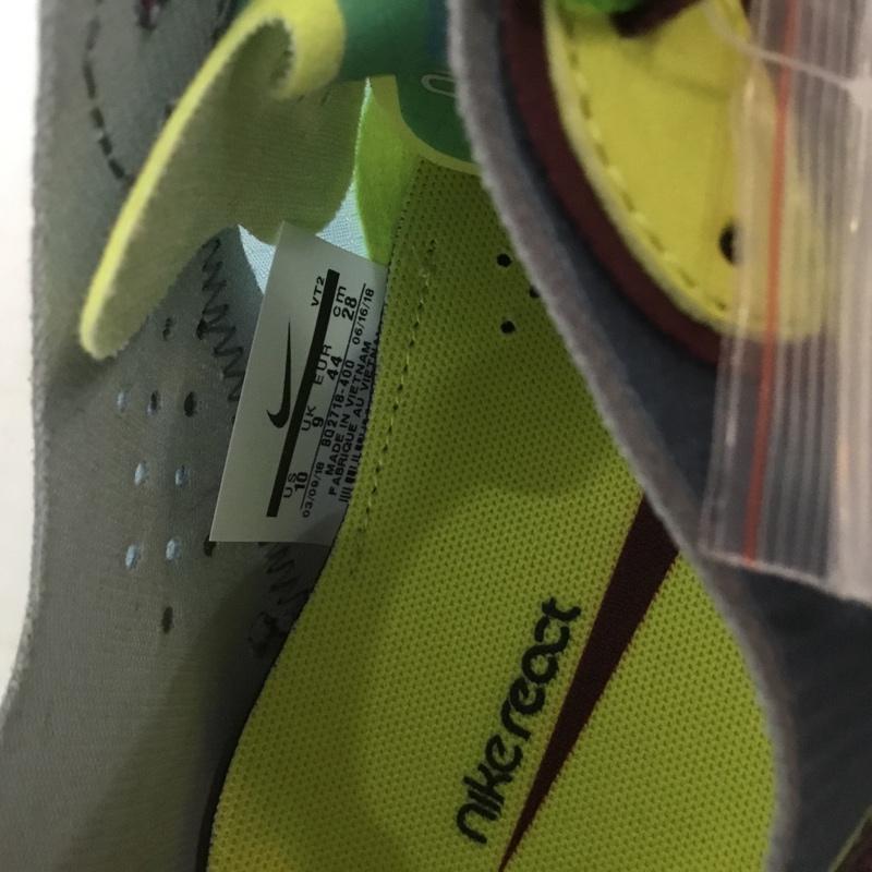 ナイキ NIKE スニーカー スニーカー BQ2718 400 REACT ELEMENT 87 UNDERCOVER 28cm 箱有 28.0cm ロゴ、文字 黄 / イエロー / X 紫 / パープル / X 水色 / ライトブルー /  メンズ USED 古着 中古 10069485