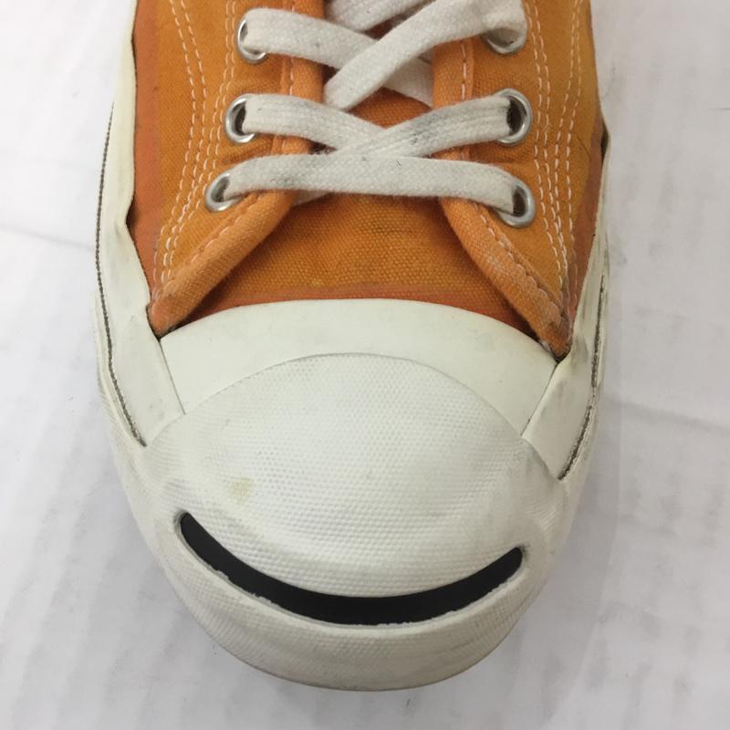 コンバース CONVERSE スニーカー スニーカー 1CK233 JACK PURCELL ジャックパーセル 27cm 箱有 27.0cm ロゴ、文字 橙 / オレンジ / X 白 / ホワイト /  メンズ USED 古着 中古 10069491