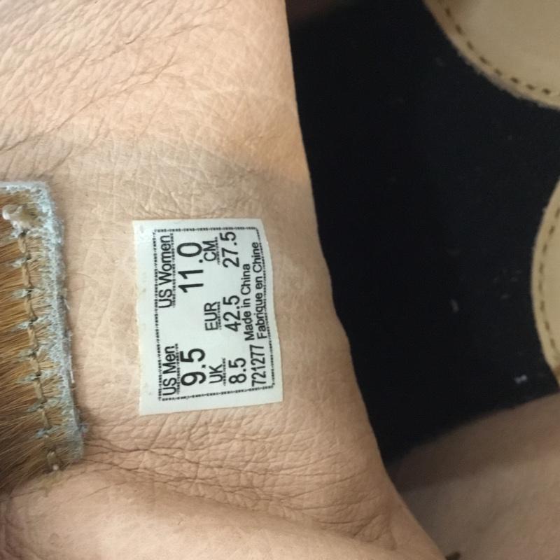 バンズ VANS スニーカー スニーカー VN0A2Y34KCQ TH Chukka Nomad L 27.5cm 箱有 US：9.5 無地 ベージュ / ベージュ / X 白 / ホワイト / X 茶 / ブラウン /  メンズ USED 古着 中古 10069493