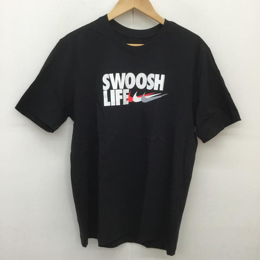 ナイキ NIKE Tシャツ 半袖 DD9160-010 タグ付 L ロゴ、文字 黒 / ブラック /  メンズ USED 古着 中古 10069528