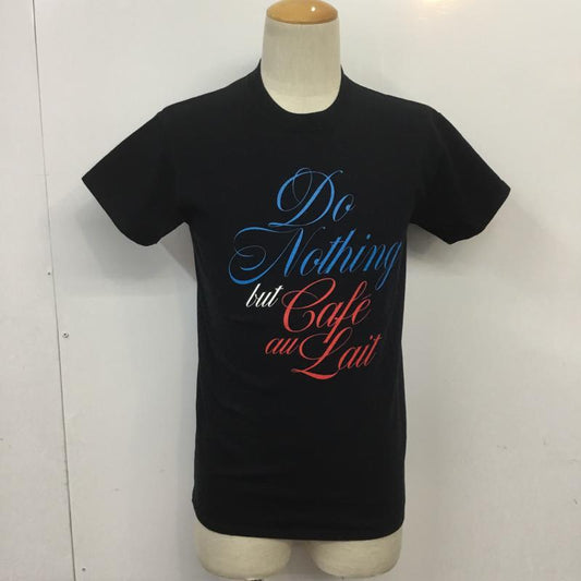 ドゥーナッシングコングレス do nothing congress Tシャツ 半袖 S ロゴ、文字 黒 / ブラック /  メンズ USED 古着 中古 10069566