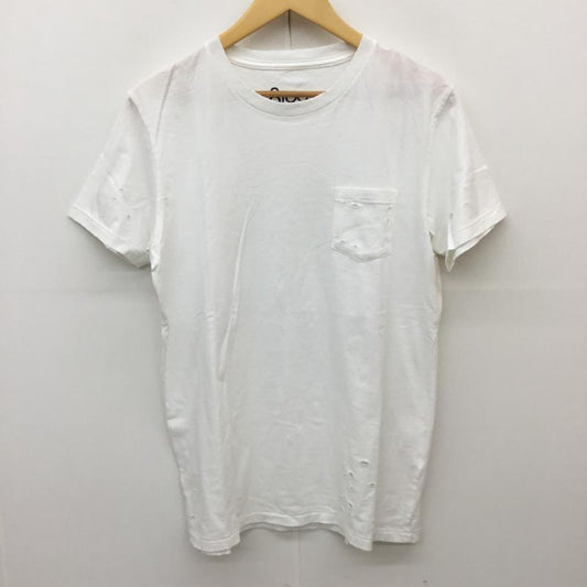 ロンハーマン Ron Herman Tシャツ 半袖 ダメージ加工 S ダメージ加工 白 / ホワイト /  メンズ USED 古着 中古 10069680