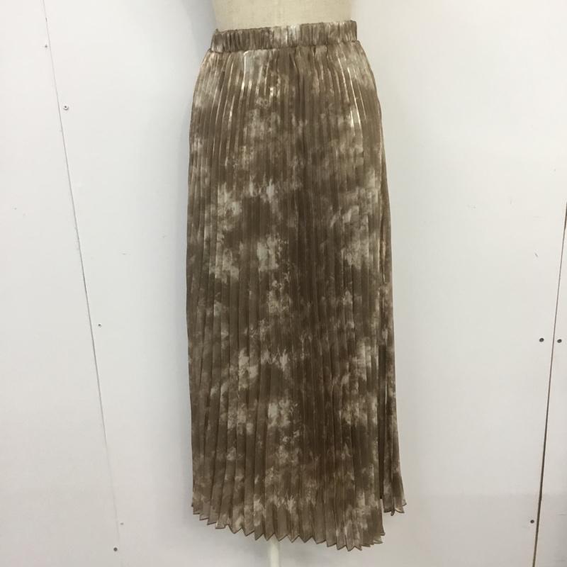 ジーナシス JEANASIS スカート ロングスカート JS050551MW シアーシャイニーガラスカート FREE  ベージュ / ベージュ /  レディース USED 古着 中古 10069796