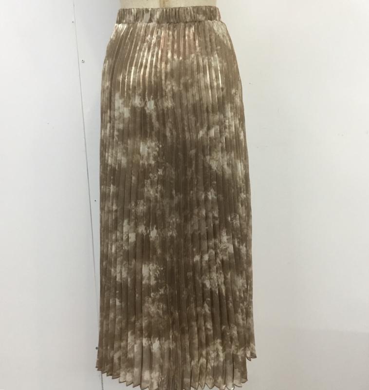 ジーナシス JEANASIS スカート ロングスカート JS050551MW シアーシャイニーガラスカート FREE  ベージュ / ベージュ /  レディース USED 古着 中古 10069796