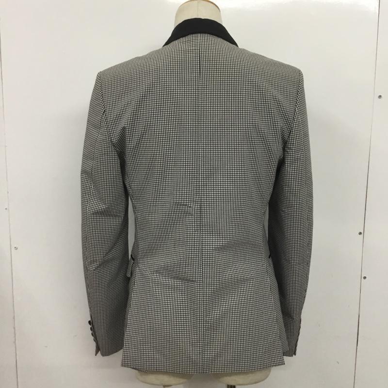 ザラメン ZARA MAN ジャケット、上着 ジャケット、ブレザー 4241 618 064 46 チェック 黒 / ブラック / X 白 / ホワイト /  メンズ USED 古着 中古 10069820
