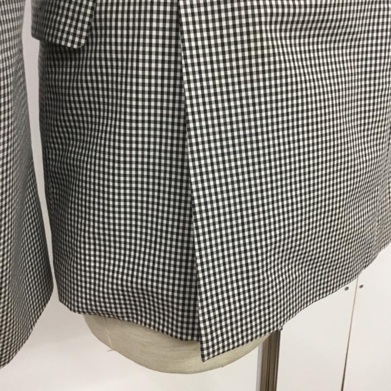 ザラメン ZARA MAN ジャケット、上着 ジャケット、ブレザー 4241 618 064 46 チェック 黒 / ブラック / X 白 / ホワイト /  メンズ USED 古着 中古 10069820