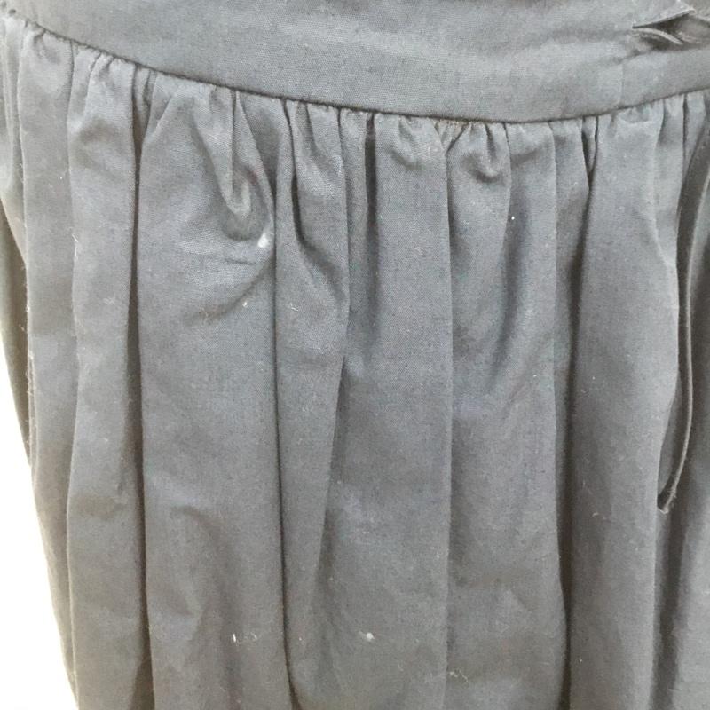 ザラベーシック ZARA BASIC スカート ひざ丈スカート レースアップ S 無地 紺 / ネイビー /  レディース USED 古着 中古 10069825