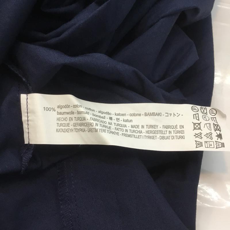 ザラベーシック ZARA BASIC スカート ひざ丈スカート レースアップ S 無地 紺 / ネイビー /  レディース USED 古着 中古 10069825
