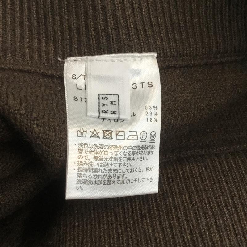 ローリーズファーム LOWRYS FARM スカート ひざ丈スカート LF520033TS ニット FREE 無地 ダークブラウン / ダークブラウン /  レディース USED 古着 中古 10069941