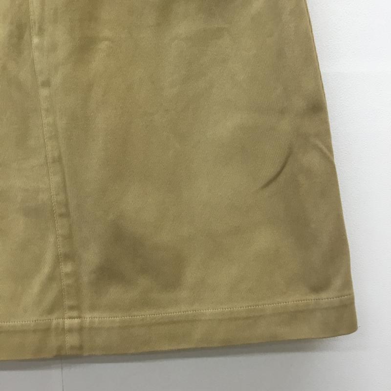 エムエイチエル MHL. スカート ひざ丈スカート 1 無地 カーキ / カーキ /  レディース USED 古着 中古 10070005