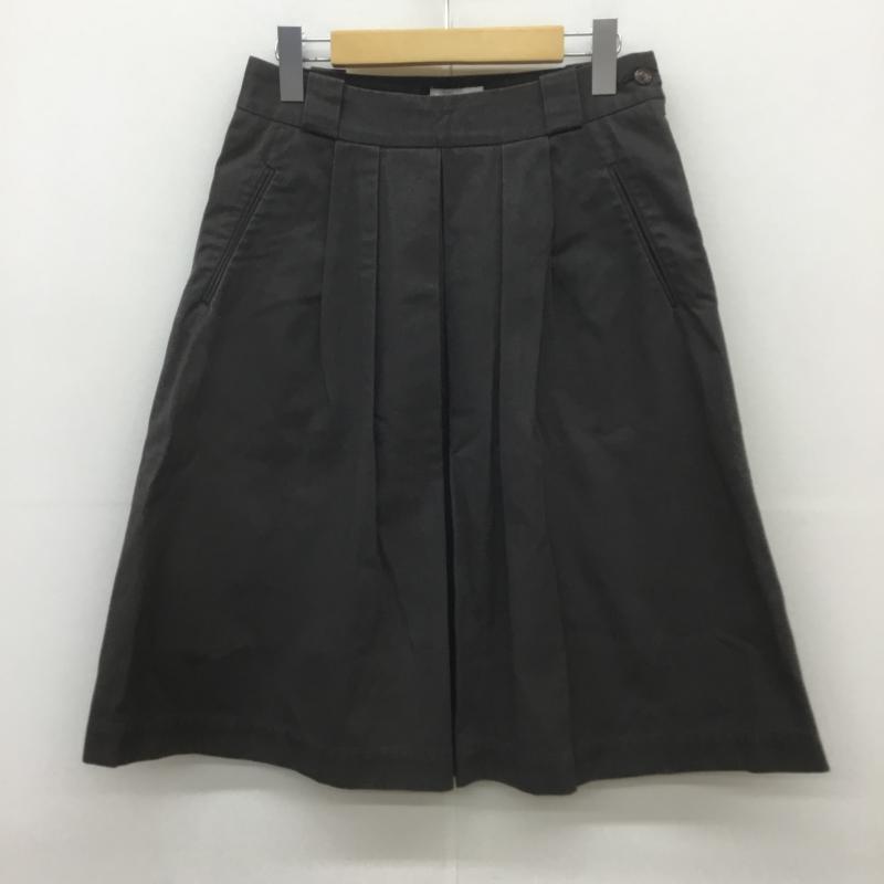 マーガレットハウエル MARGARET HOWELL スカート ひざ丈スカート 2 無地 チャコールグレー / チャコールグレー /  レディース USED 古着 中古 10070007