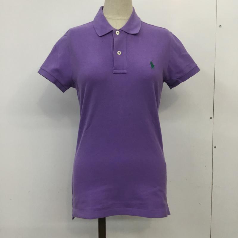 ラルフローレン RALPHLAUREN ポロシャツ 半袖 スキニーフィット S ワンポイント 紫 / パープル /  レディース USED 古着 中古 10070039