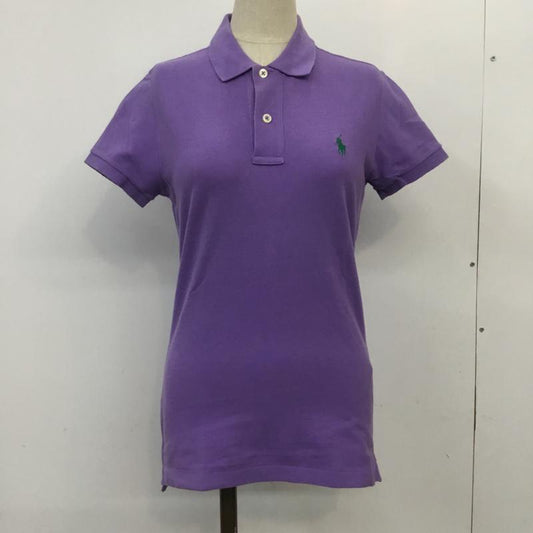 ラルフローレン RALPHLAUREN ポロシャツ 半袖 スキニーフィット S ワンポイント 紫 / パープル /  レディース USED 古着 中古 10070039