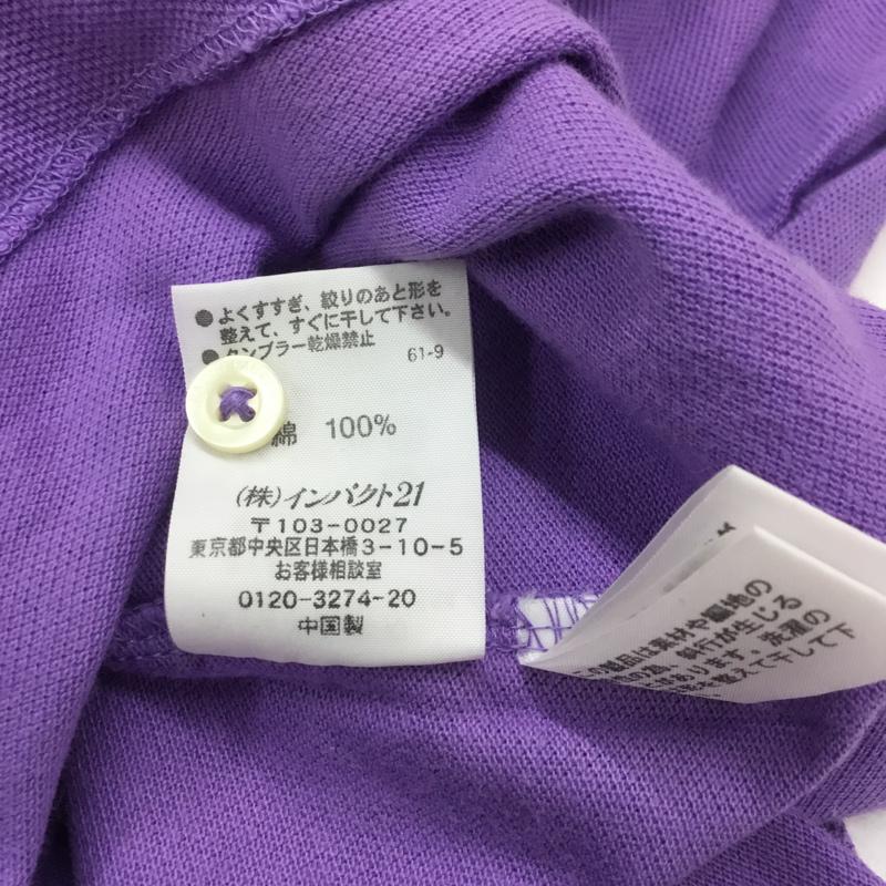 ラルフローレン RALPHLAUREN ポロシャツ 半袖 スキニーフィット S ワンポイント 紫 / パープル /  レディース USED 古着 中古 10070039