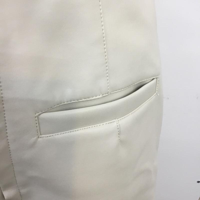 マウジー MOUSSY ワンピース ロングスカート 010DA730-6930 F/LEATHER SUSPENDER フェイクレザー 1 無地 アイボリー / アイボリー /  レディース USED 古着 中古 10070105