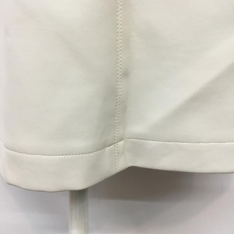 マウジー MOUSSY ワンピース ロングスカート 010DA730-6930 F/LEATHER SUSPENDER フェイクレザー 1 無地 アイボリー / アイボリー /  レディース USED 古着 中古 10070105
