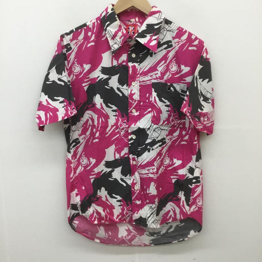 アベイシングエイプ A BATHING APE シャツ、ブラウス 半袖 00's M  桃 / ピンク /  メンズ USED 古着 中古 10070142