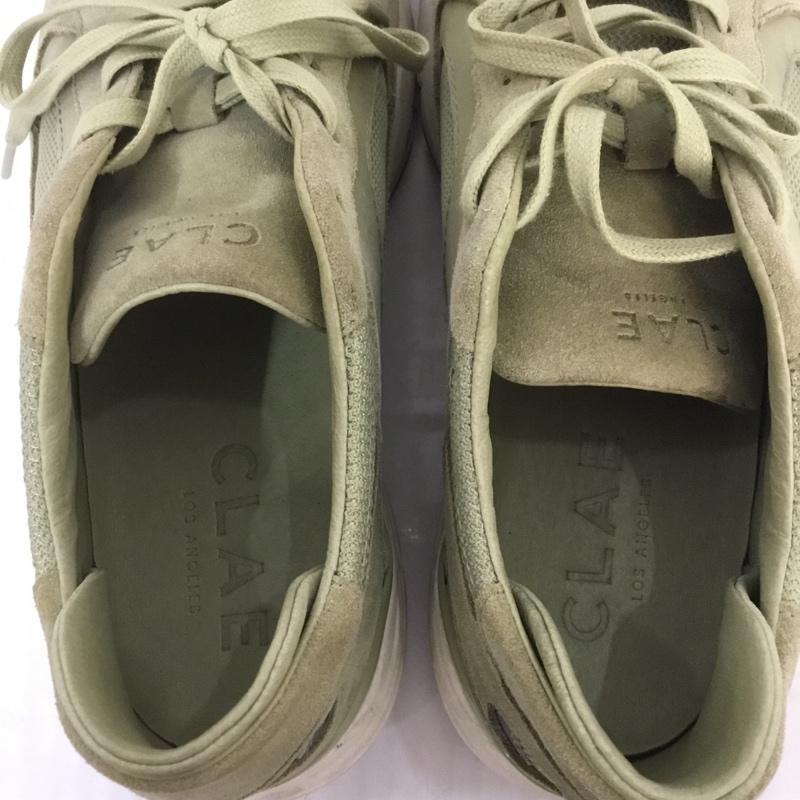 クレー CLAE スニーカー スニーカー EDWIN 29cm 29.0cm ロゴ、文字 カーキ / カーキ / X 白 / ホワイト /  メンズ USED 古着 中古 10070160
