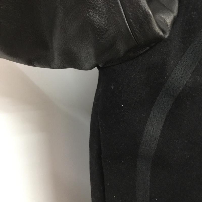 ナイキ NIKE ジャケット、上着 ジャンパー、ブルゾン 857500-010 DSTRYR JKT デストロイヤー レザースリーブ M 無地 黒 / ブラック /  メンズ USED 古着 中古 10070337