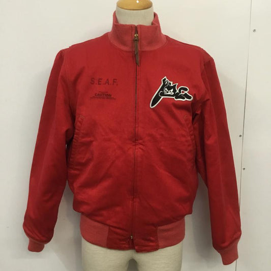ザリアルマッコイズ THE REAL McCOY'S ジャケット、上着 ジャケット、ブレザー S.E.A.R ワンポイント 赤 / レッド /  メンズ USED 古着 中古 10070356