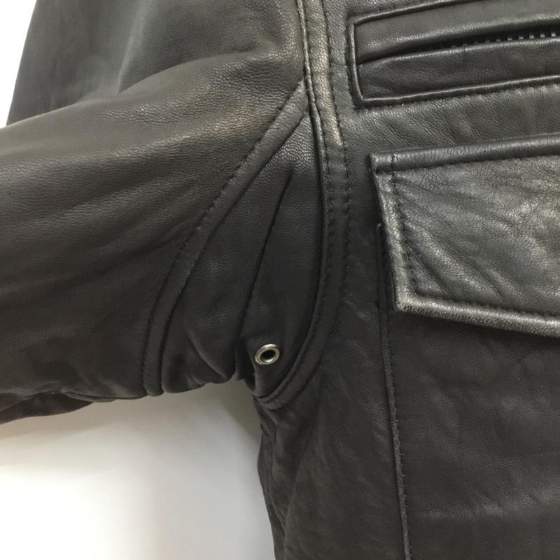ネイバーフッド NEIGHBORHOOD ジャケット、上着 レザージャケット Tomahawk LL JKT トマホーク ラムレザー S 無地 黒 / ブラック /  メンズ USED 古着 中古 10070368