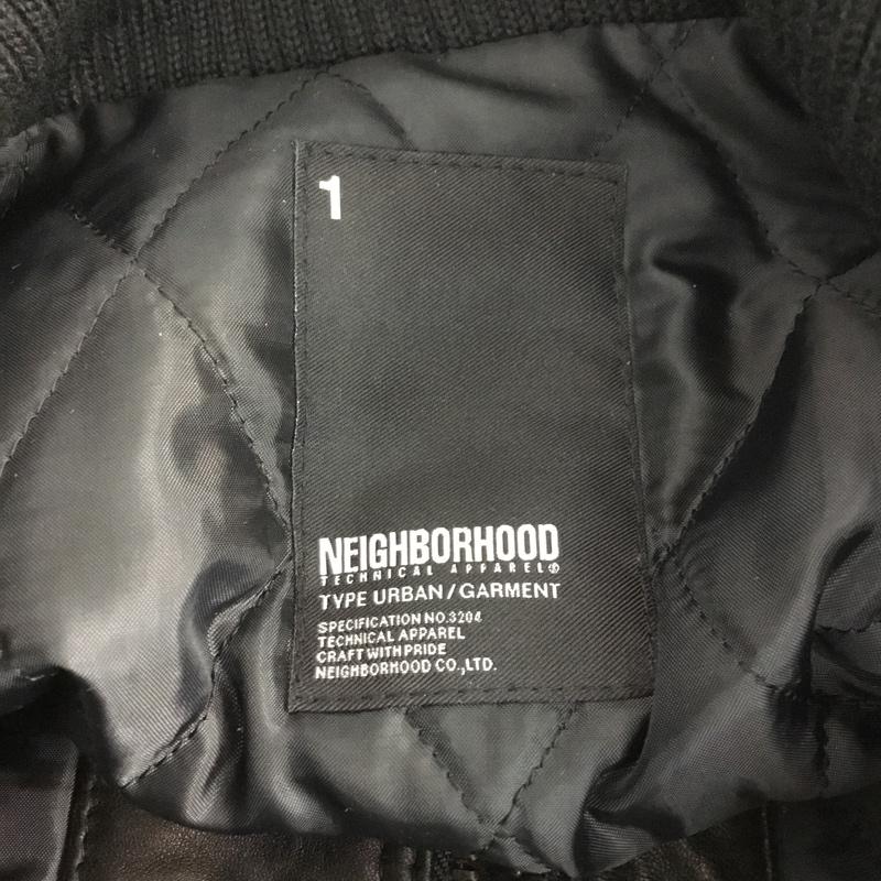 ネイバーフッド NEIGHBORHOOD ジャケット、上着 レザージャケット Tomahawk LL JKT トマホーク ラムレザー S 無地 黒 / ブラック /  メンズ USED 古着 中古 10070368