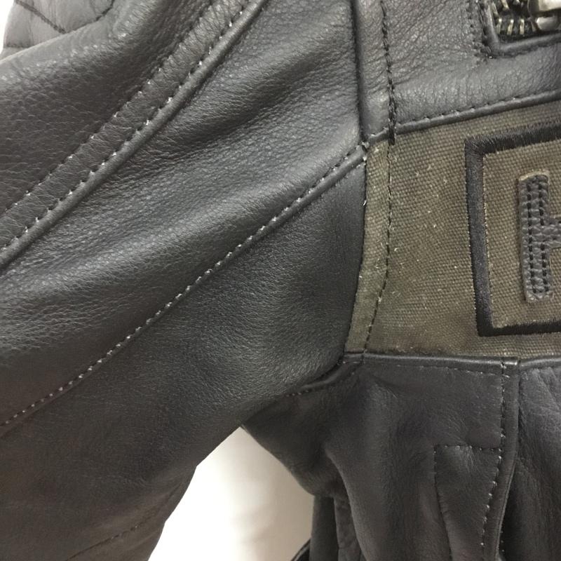 ハーレーダビッドソン Harley-Davidson ジャケット、上着 レザージャケット GDC-59363 ASYLUM L ロゴ、文字 黒 / ブラック /  メンズ USED 古着 中古 10070378