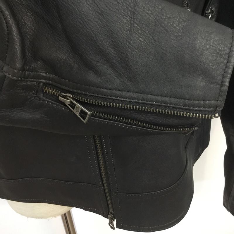ハーレーダビッドソン Harley-Davidson ジャケット、上着 レザージャケット GDC-59363 ASYLUM L ロゴ、文字 黒 / ブラック /  メンズ USED 古着 中古 10070378