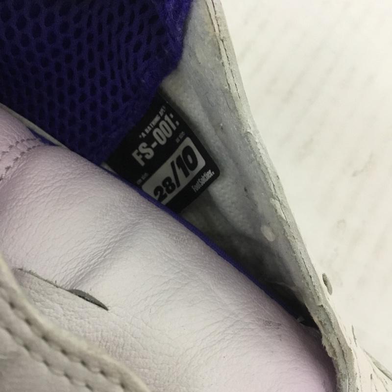 アベイシングエイプ A BATHING APE スニーカー スニーカー FS-01 BAPE STA 28cm 箱有 28.0cm ロゴ、文字 白 / ホワイト / X 紫 / パープル /  メンズ USED 古着 中古 10070434