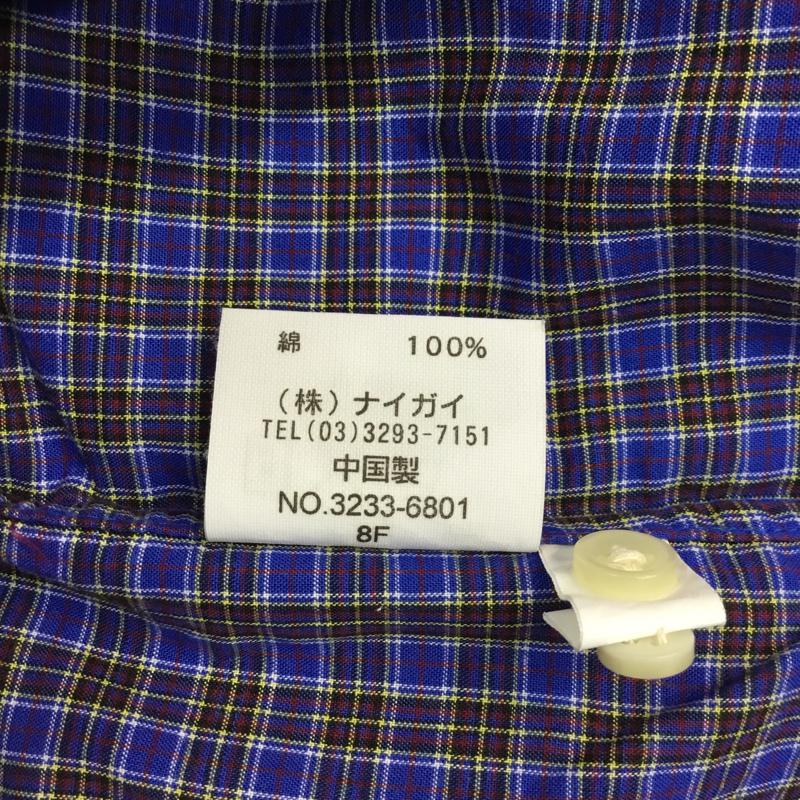 ラルフローレン RALPHLAUREN シャツ、ブラウス 半袖 キッズ 90cm ボタンダウン チェック 90cm ワンポイント 紺 / ネイビー / X 白 / ホワイト / X 黒 / ブラック / X 黄 / イエロー / X 赤 / レッド /  ボーイズ USED 古着 中古 10070513