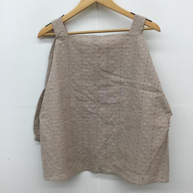 アースミュージックアンドエコロジー earth music&ecology カットソー 半袖 タグ付 FREE  ベージュ / ベージュ /  レディース USED 古着 中古 10070693