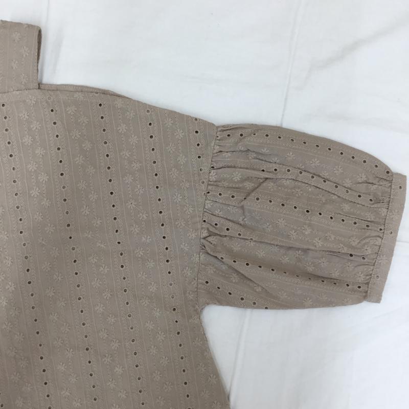 アースミュージックアンドエコロジー earth music&ecology カットソー 半袖 タグ付 FREE  ベージュ / ベージュ /  レディース USED 古着 中古 10070693