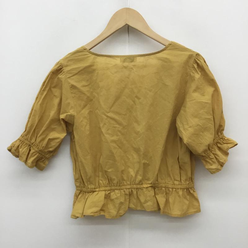 アースミュージックアンドエコロジー earth music&ecology カットソー 半袖 FREE  黄 / イエロー /  レディース USED 古着 中古 10070702