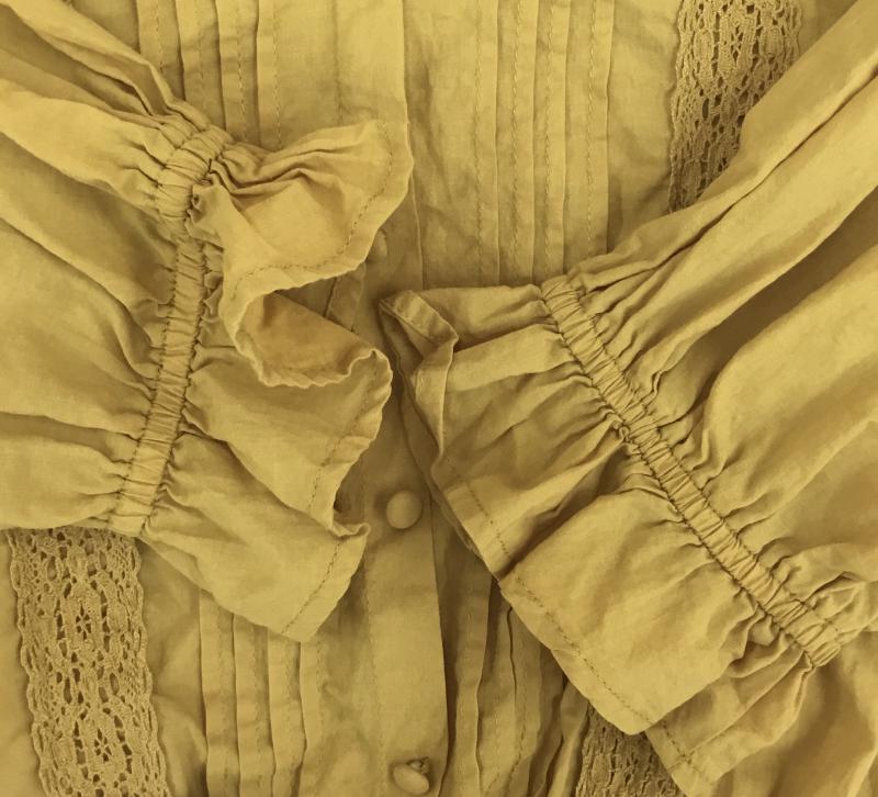 アースミュージックアンドエコロジー earth music&ecology カットソー 半袖 FREE  黄 / イエロー /  レディース USED 古着 中古 10070702