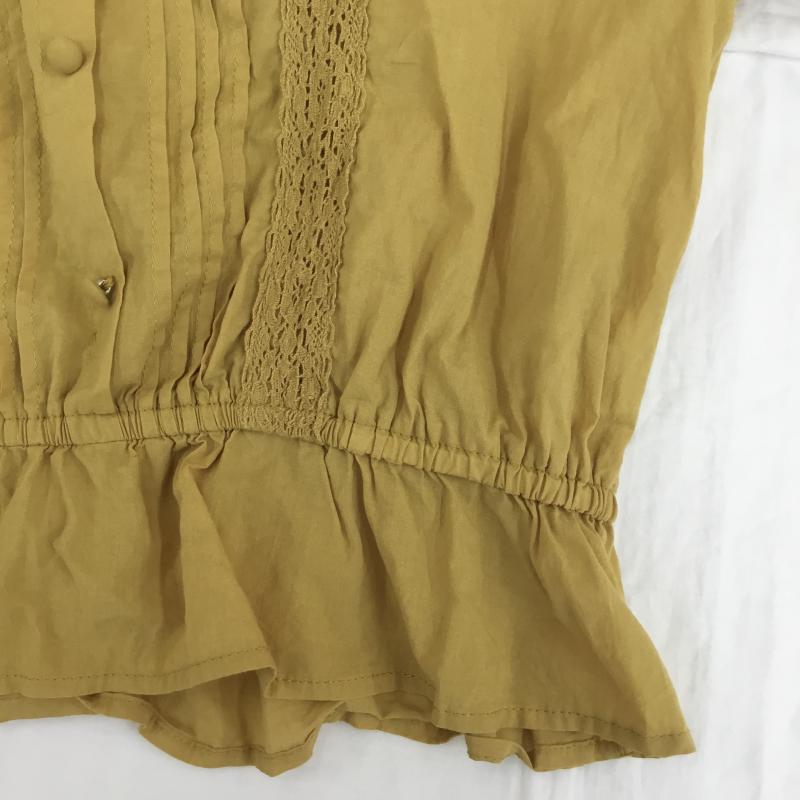 アースミュージックアンドエコロジー earth music&ecology カットソー 半袖 FREE  黄 / イエロー /  レディース USED 古着 中古 10070702