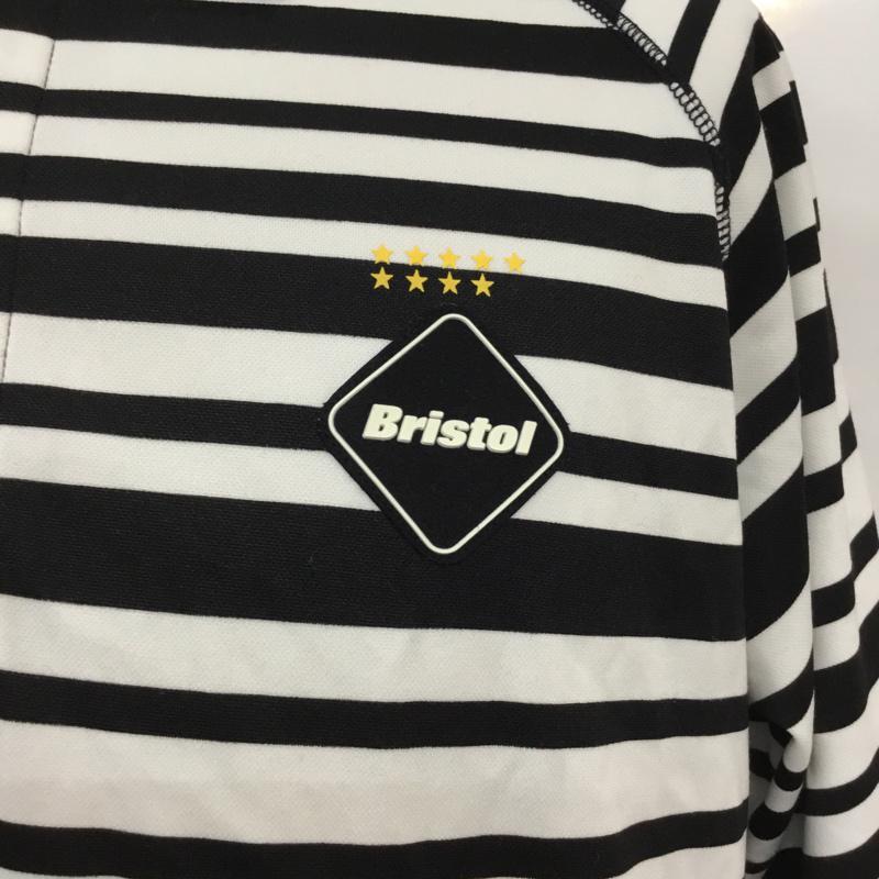 エフシーレアルブリストル F.C.Real Bristol ポロシャツ 半袖 L114202 NIKE ボーダー S ワンポイント 黒 / ブラック / X 白 / ホワイト /  メンズ USED 古着 中古 10070746