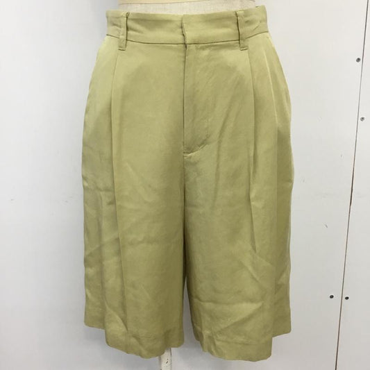 ローリーズファーム LOWRYS FARM パンツ ショートパンツ LF520035AD タック入り ハーフパンツ FREE 無地 黄 / イエロー /  レディース USED 古着 中古 10070774