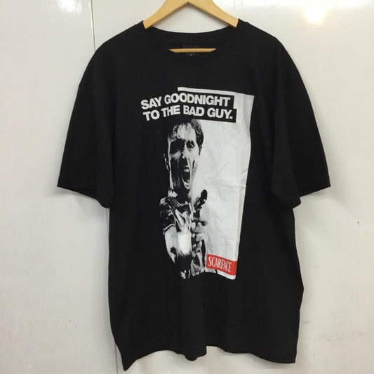 古着 USED Tシャツ 半袖 SCARFACE movie music バンドT XL プリント 黒 / ブラック /  メンズ USED 古着 中古 10070830