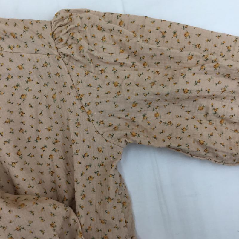 ユーズドクロージング used clothes ワンピース ひざ丈スカート Treat Urself トリートユアセルフ 花柄 ベージュ / ベージュ /  レディース USED 古着 中古 10070860