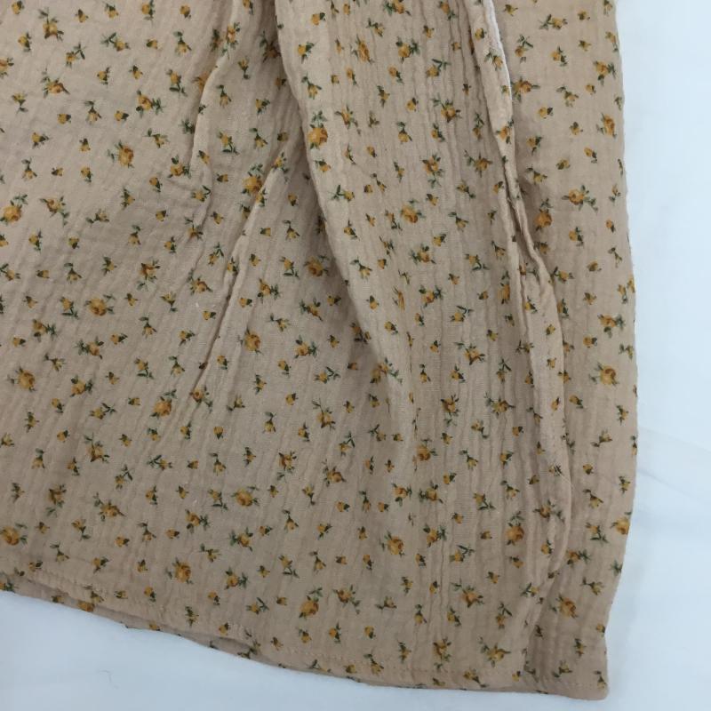 ユーズドクロージング used clothes ワンピース ひざ丈スカート Treat Urself トリートユアセルフ 花柄 ベージュ / ベージュ /  レディース USED 古着 中古 10070860