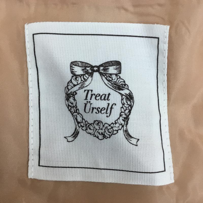ユーズドクロージング used clothes ワンピース ひざ丈スカート Treat Urself トリートユアセルフ 花柄 ベージュ / ベージュ /  レディース USED 古着 中古 10070860