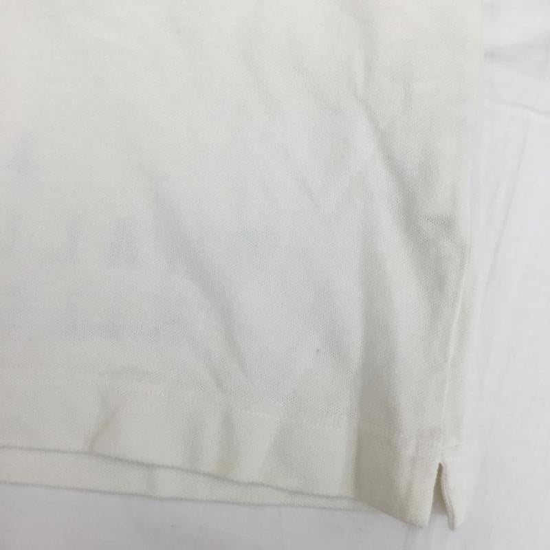 アベイシングエイプ A BATHING APE ポロシャツ 半袖 S  白 / ホワイト / X 赤 / レッド /  メンズ USED 古着 中古 10070927